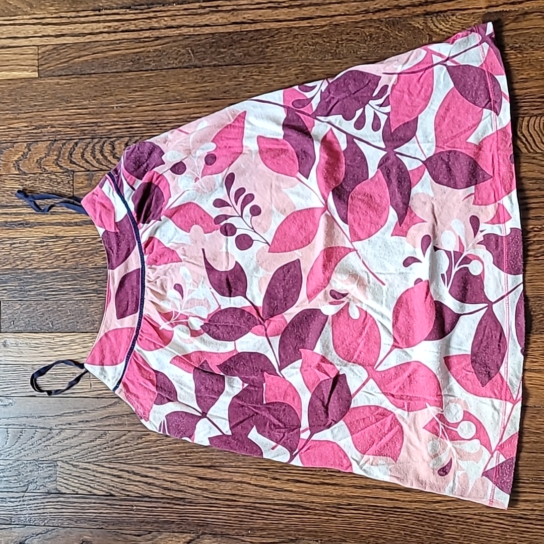Patterned Spaghetti Strap Tank